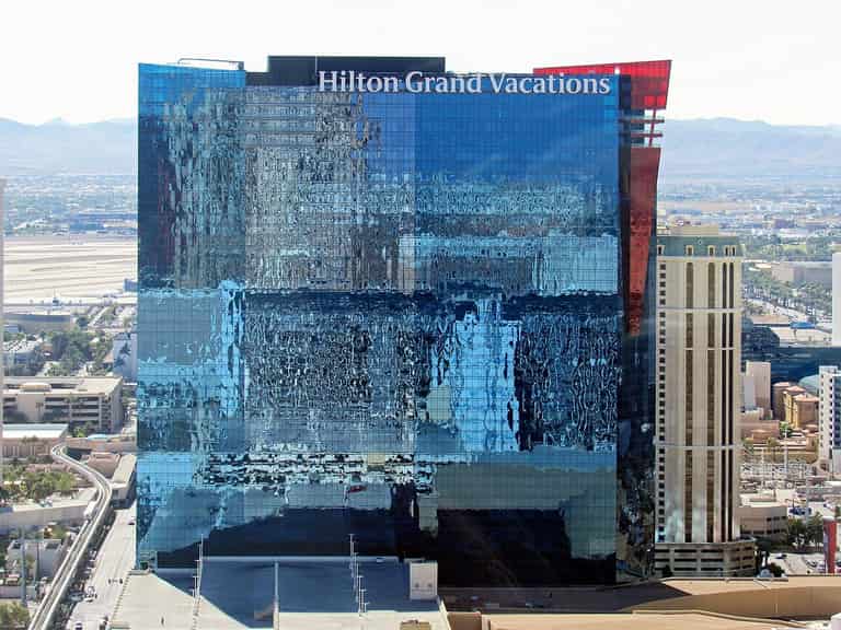 Elara hotel exterior on the Las Vegas Strip