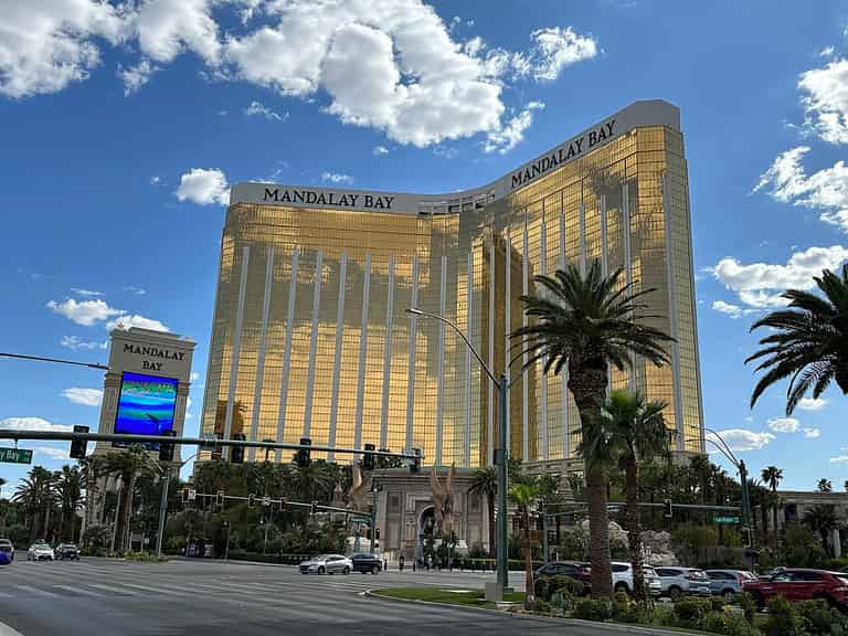 Four Seasons hotel exterior on the Las Vegas Strip