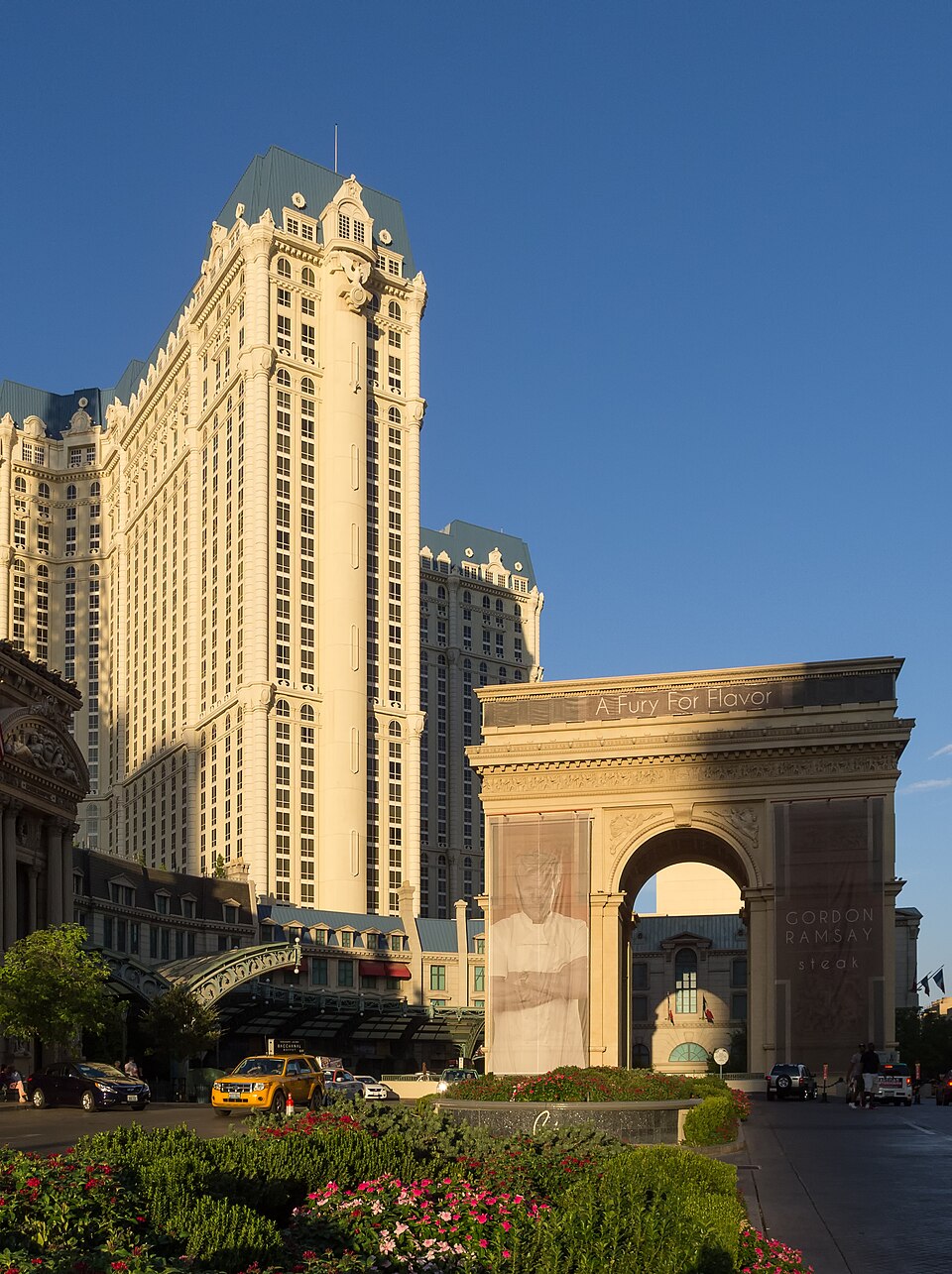 Paris Las Vegas hotel exterior on the Las Vegas Strip