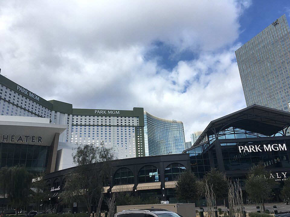 Park MGM hotel exterior on the Las Vegas Strip