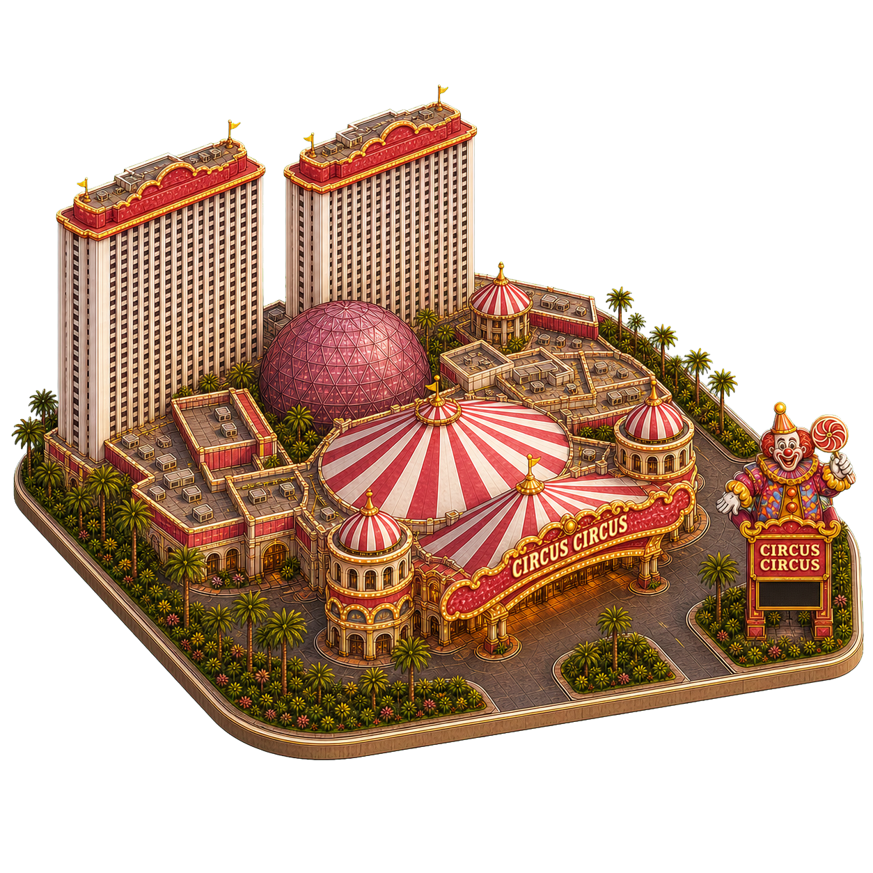 Illustration of Circus Circus