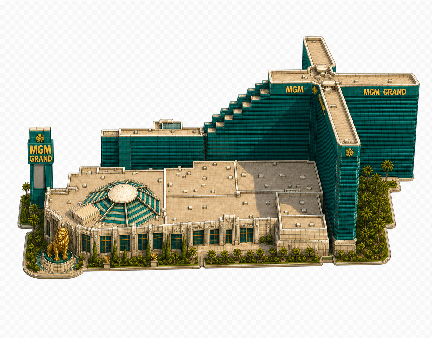 Illustration of MGM Grand