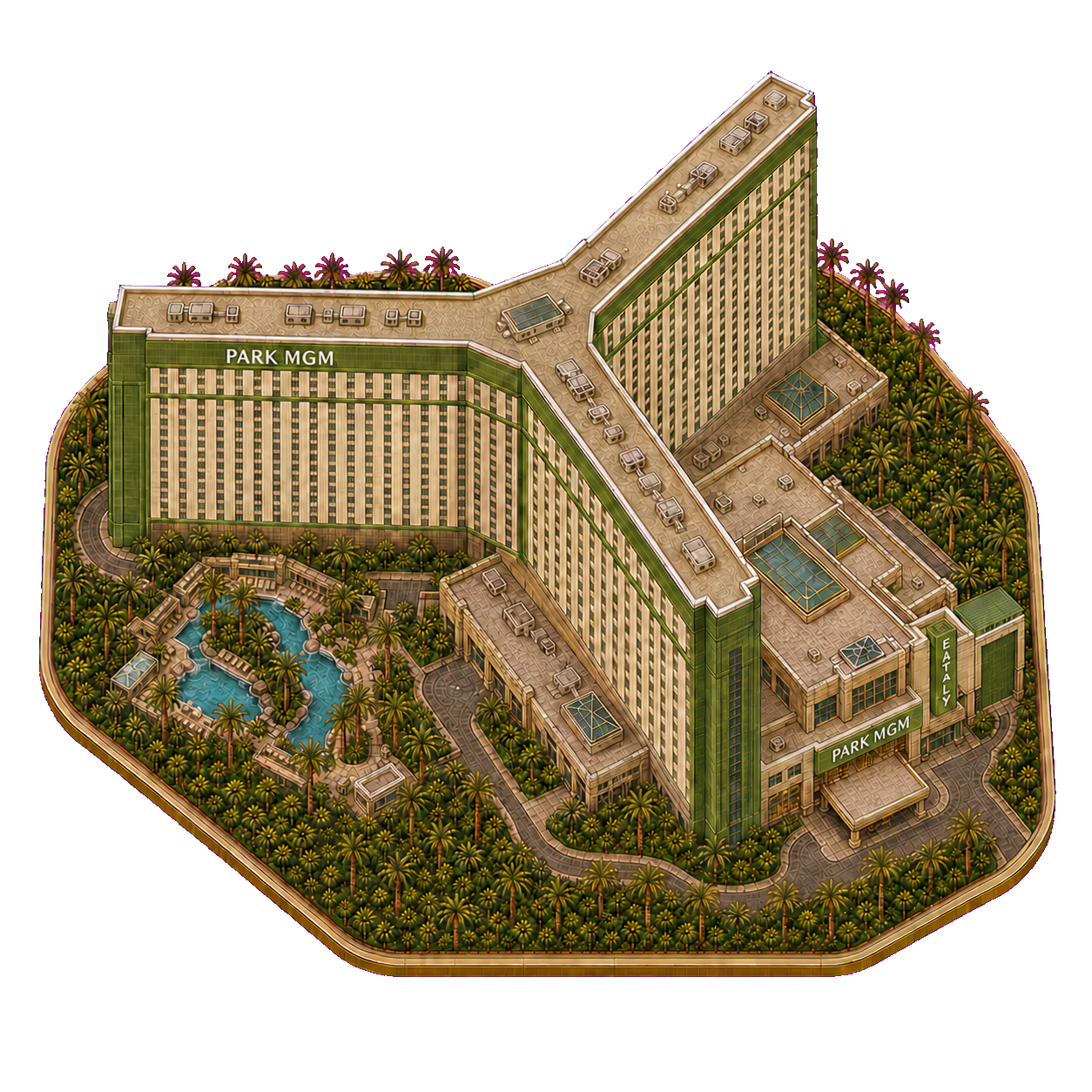 Illustration of Park MGM