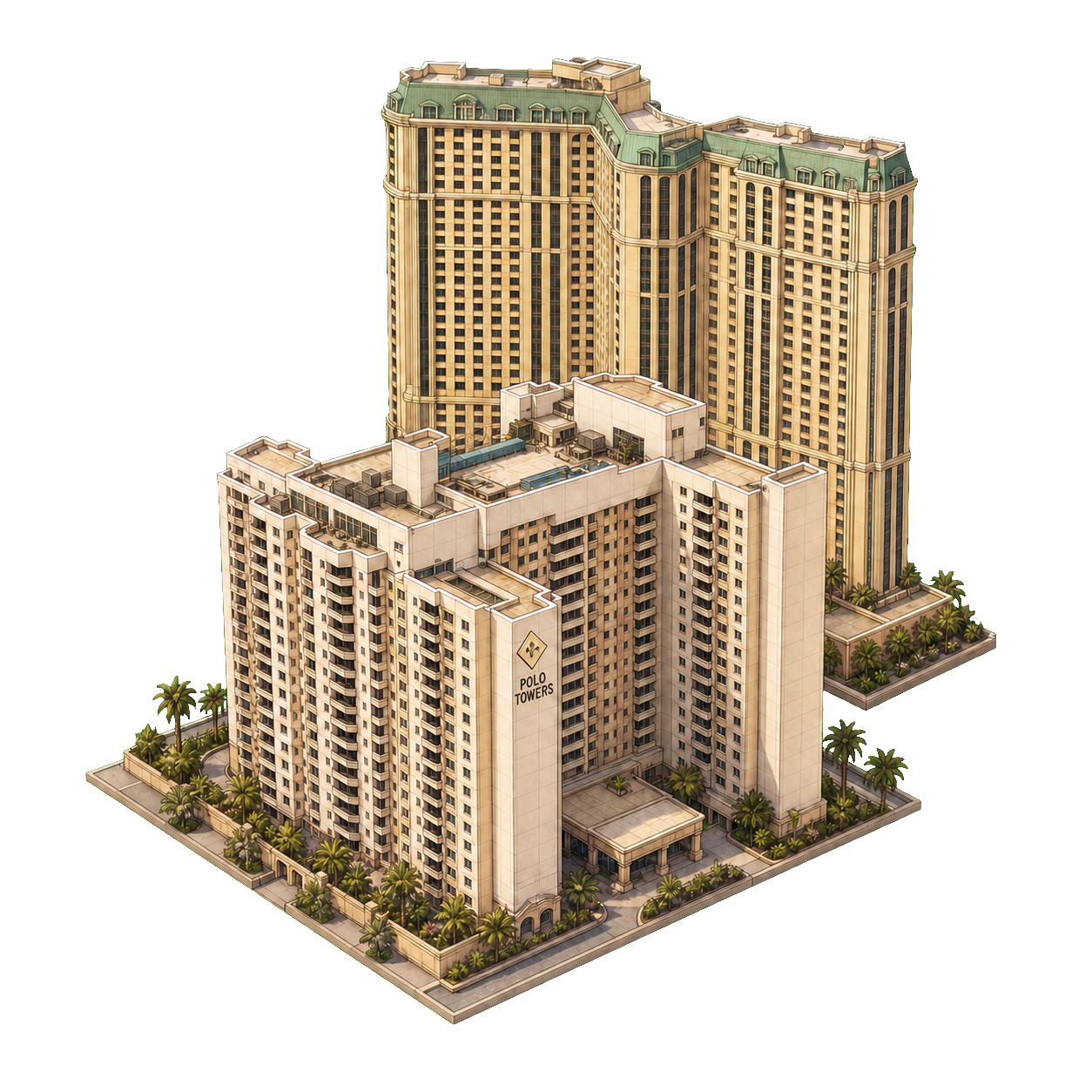 Illustration of Polo Towers