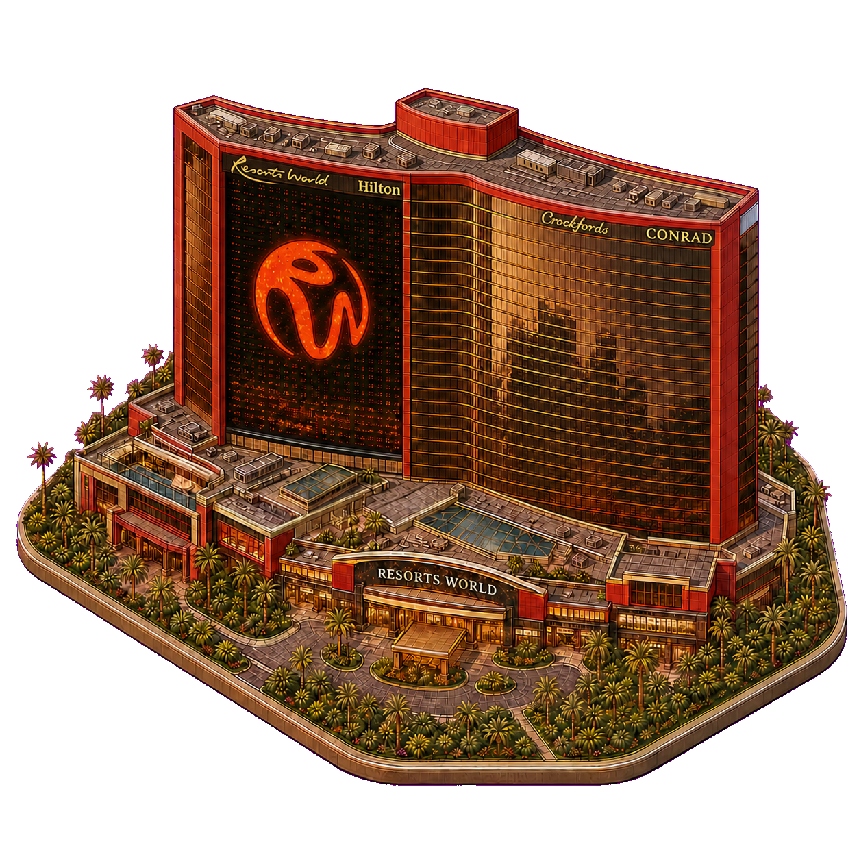 Illustration of Resorts World