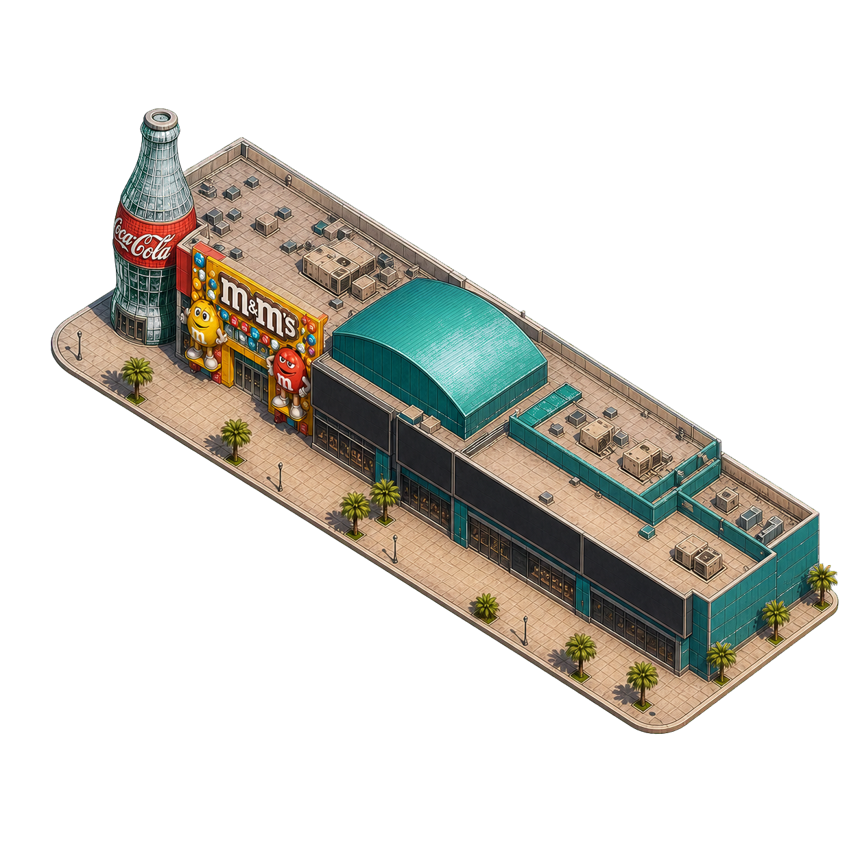 Illustration of Showcase Mall