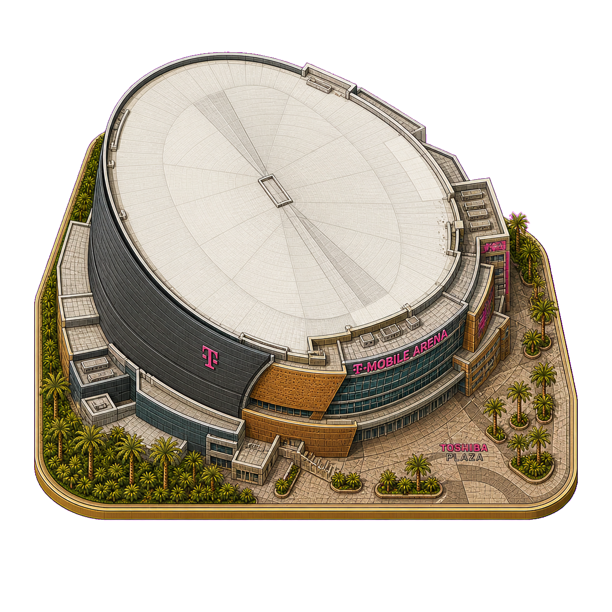 Illustration of T-Mobile Arena