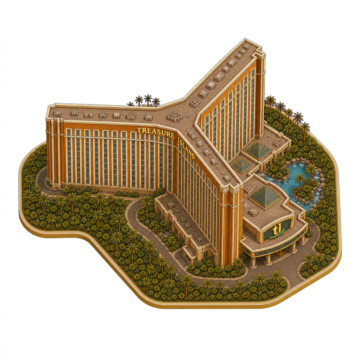 Illustration of Treasure Island