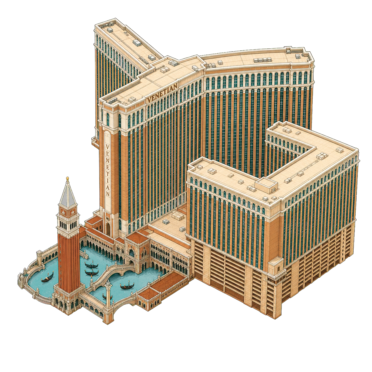 Illustration of The Venetian